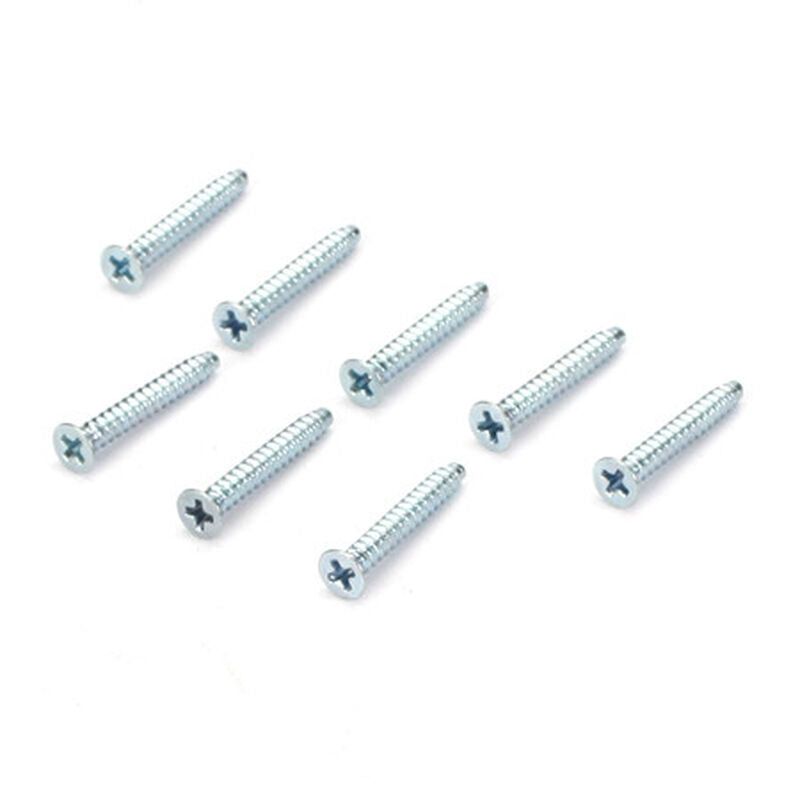 Tornillos autorroscantes de cabeza plana DuBro de 3x20 mm (8)