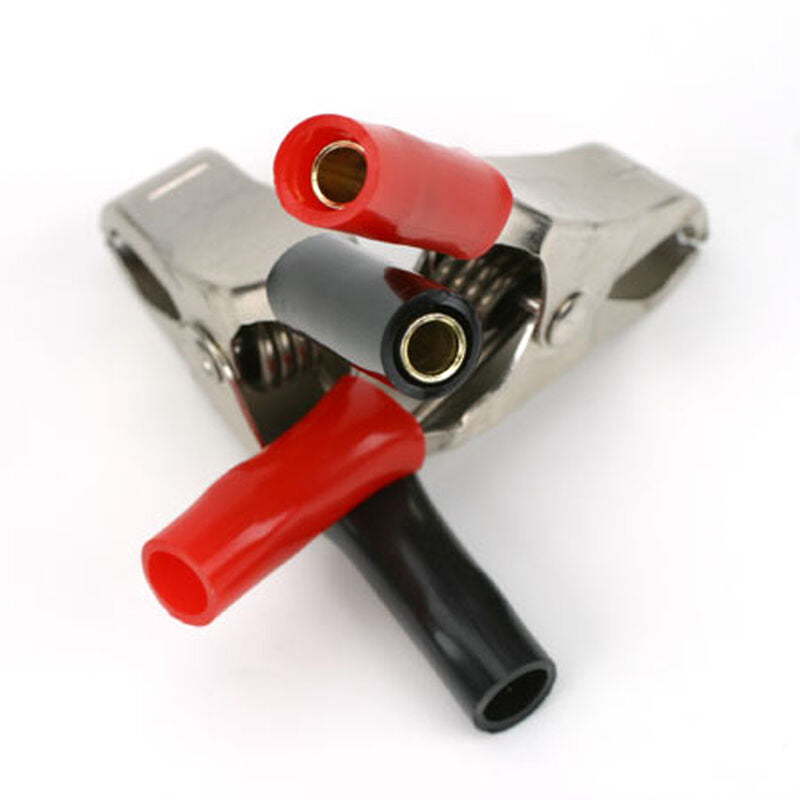 Dynamite Alligator Clips with 4mm Bullet Jack (2)