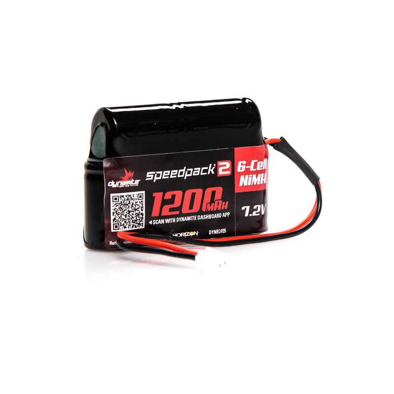 Dynamite Speedpack2 7.2V 1200mAh 6C NiMH, MINI-S