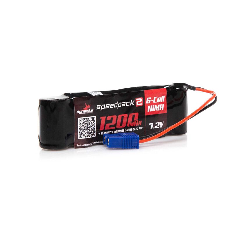 Dynamite Speedpack2 7.2V 1200mAh 6C NiMH, Long