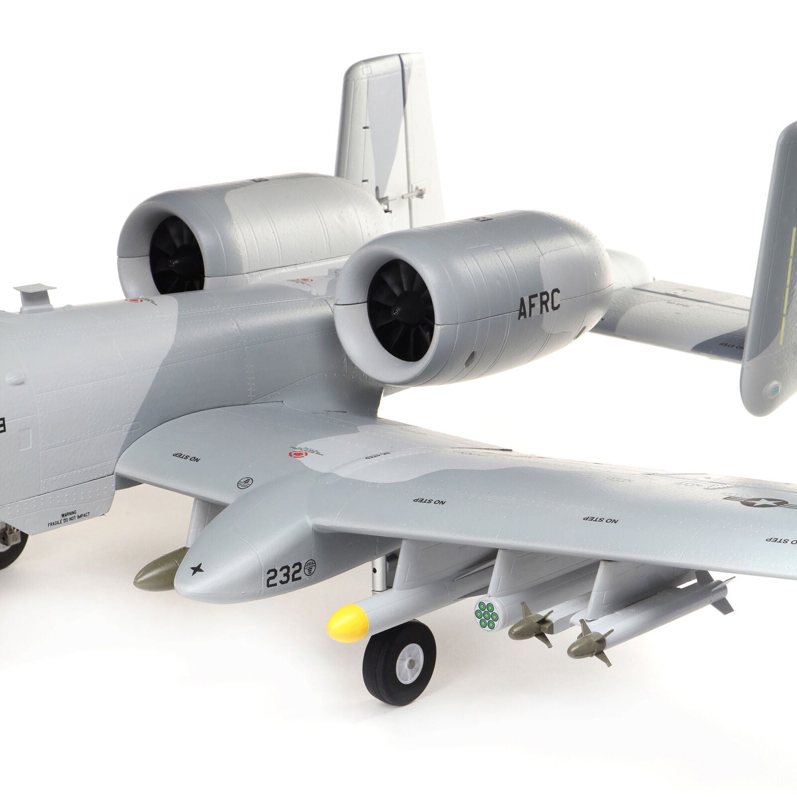 E-flite A-10 Thunderbolt II Twin 64 mm EDF BNF Básico con AS3X y SAFE Select