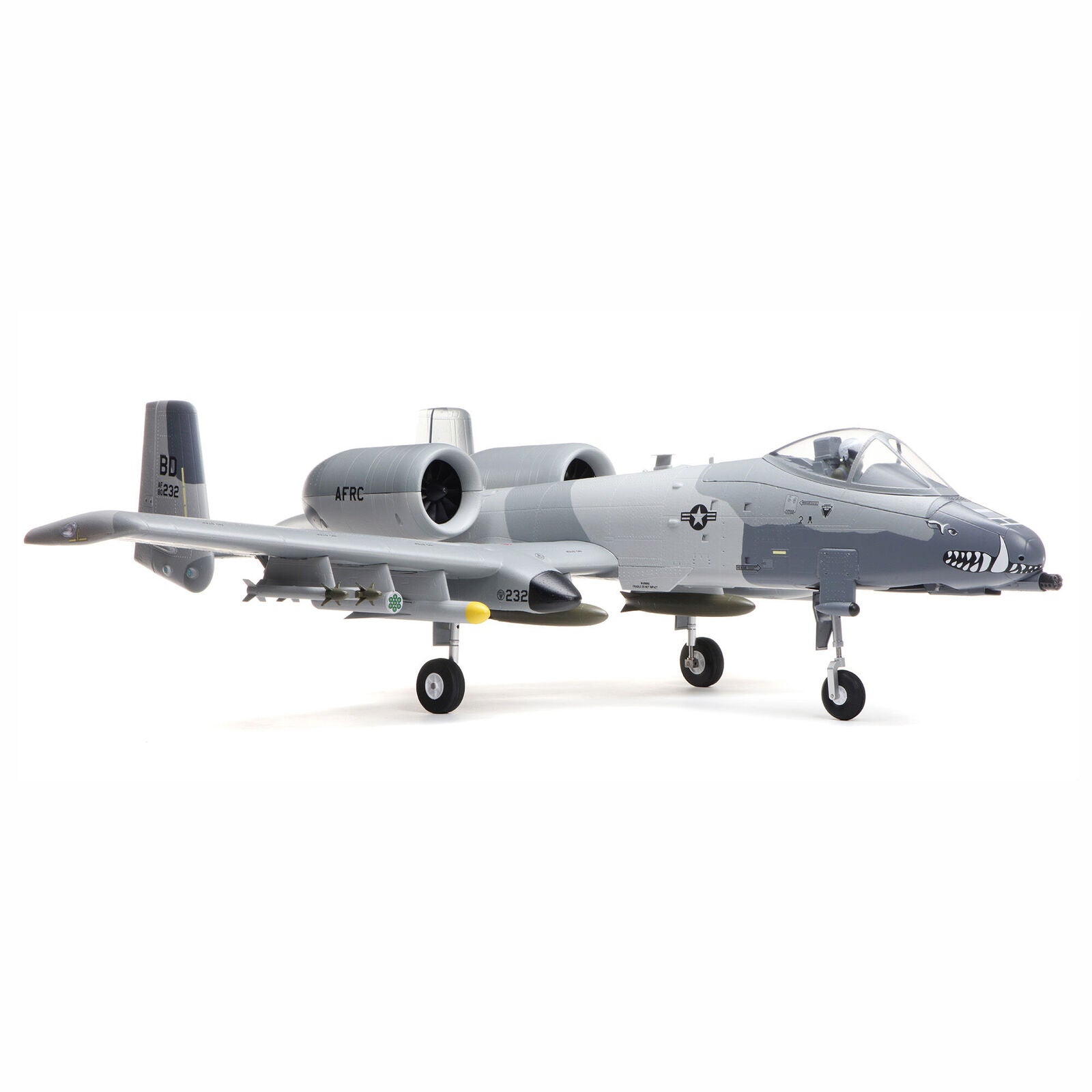 E-flite A-10 Thunderbolt II Twin 64 mm EDF BNF Básico con AS3X y SAFE Select