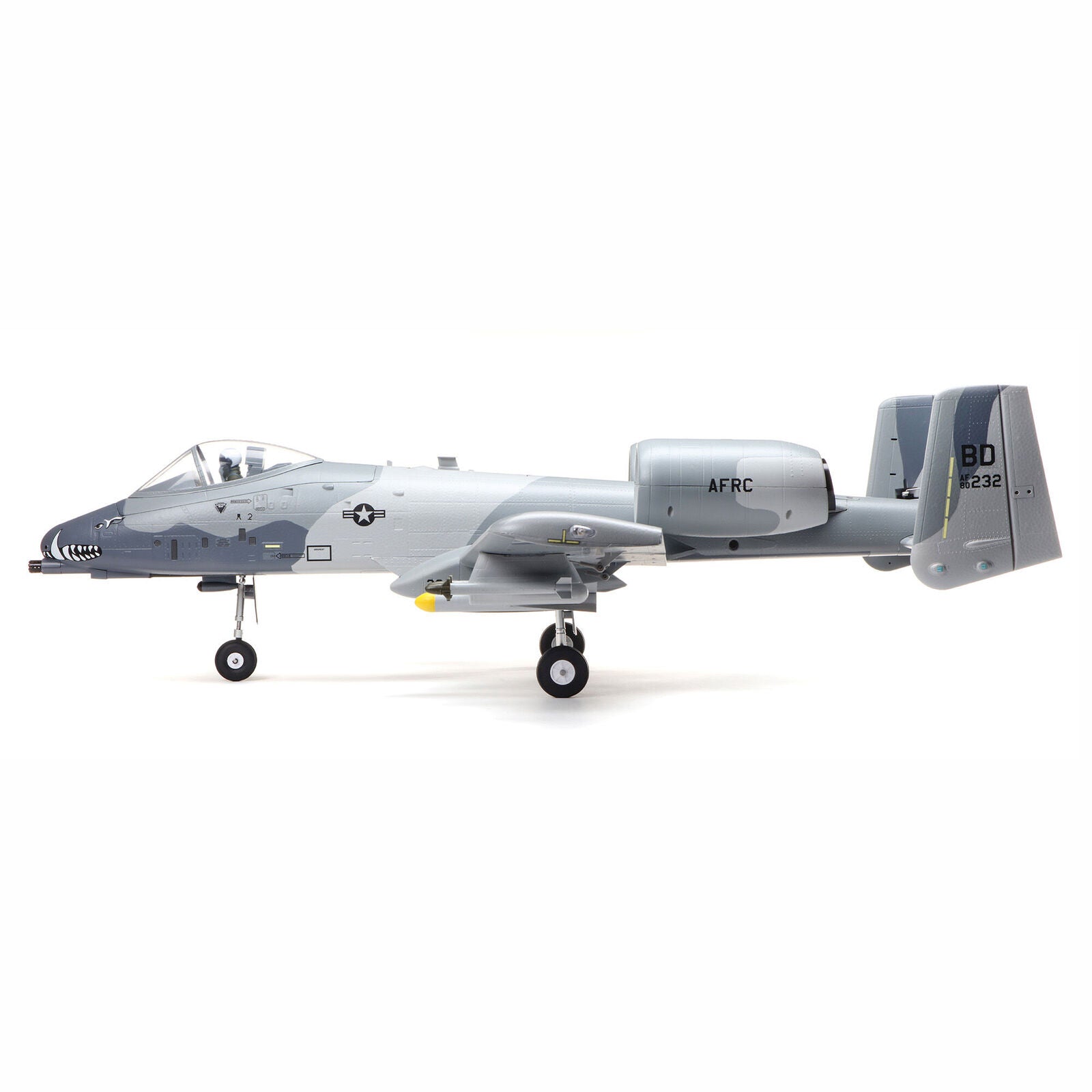 E-flite A-10 Thunderbolt II Twin 64 mm EDF BNF Básico con AS3X y SAFE Select