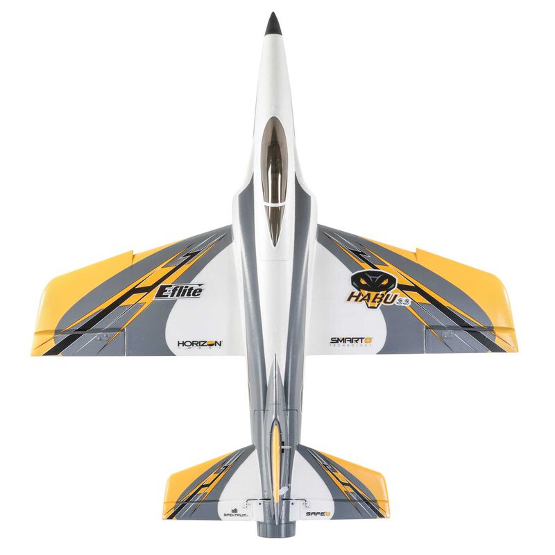 E-Flite Habu SS (Super Sport) 70 mm EDF Jet BNF Basic con SAFE Select y AS3X
