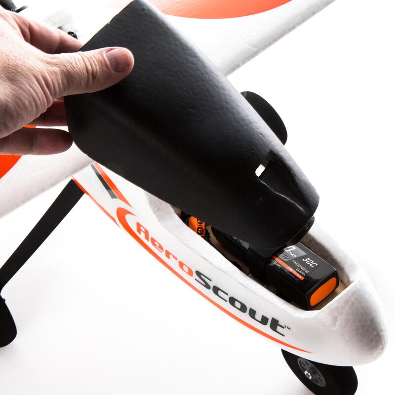 HobbyZone AeroScout S 2 1,1 m RTF básico con caja fuerte
