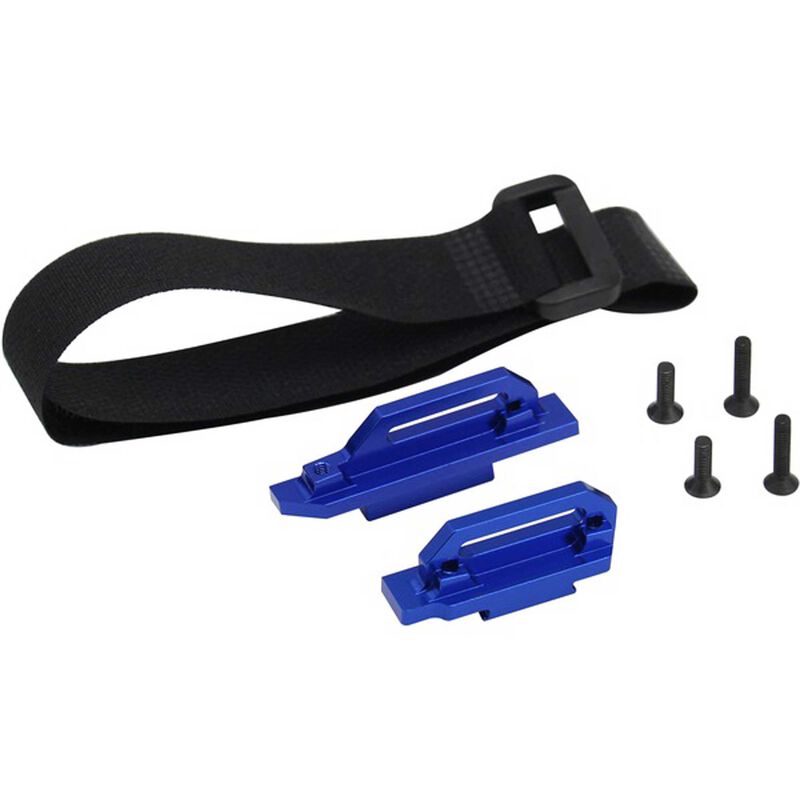 Hot Racing LCG Chassis Tall Battery Hold-Downs: Slash 4x4