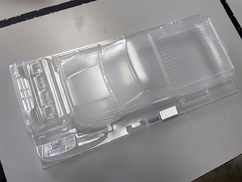 Pandora RC Toyota Hilux Pickup RN80 Mini Truck 1/10 Clear Drift Body