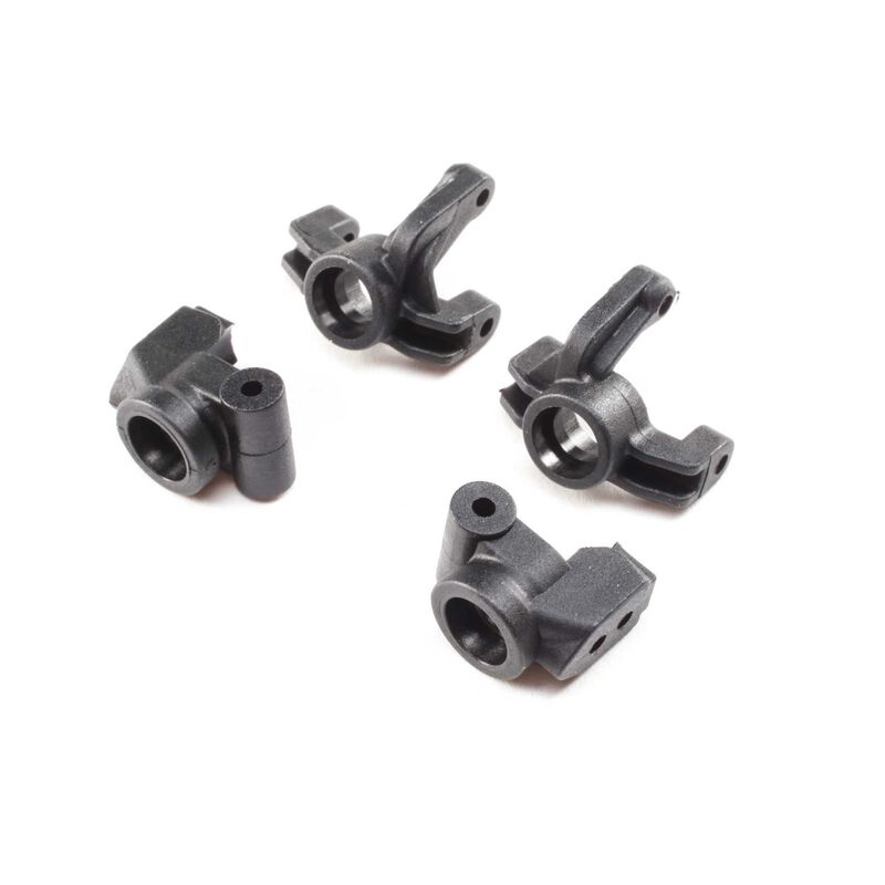 LOSI Aluminium-Hinterradnabensatz – Für Mini-T 2.0 & Mini-B RC-Modelle, Präzise & Robust