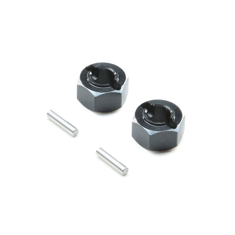 Losi Hex Set, Rear Axle, Aluminum for Mini-T 2.0