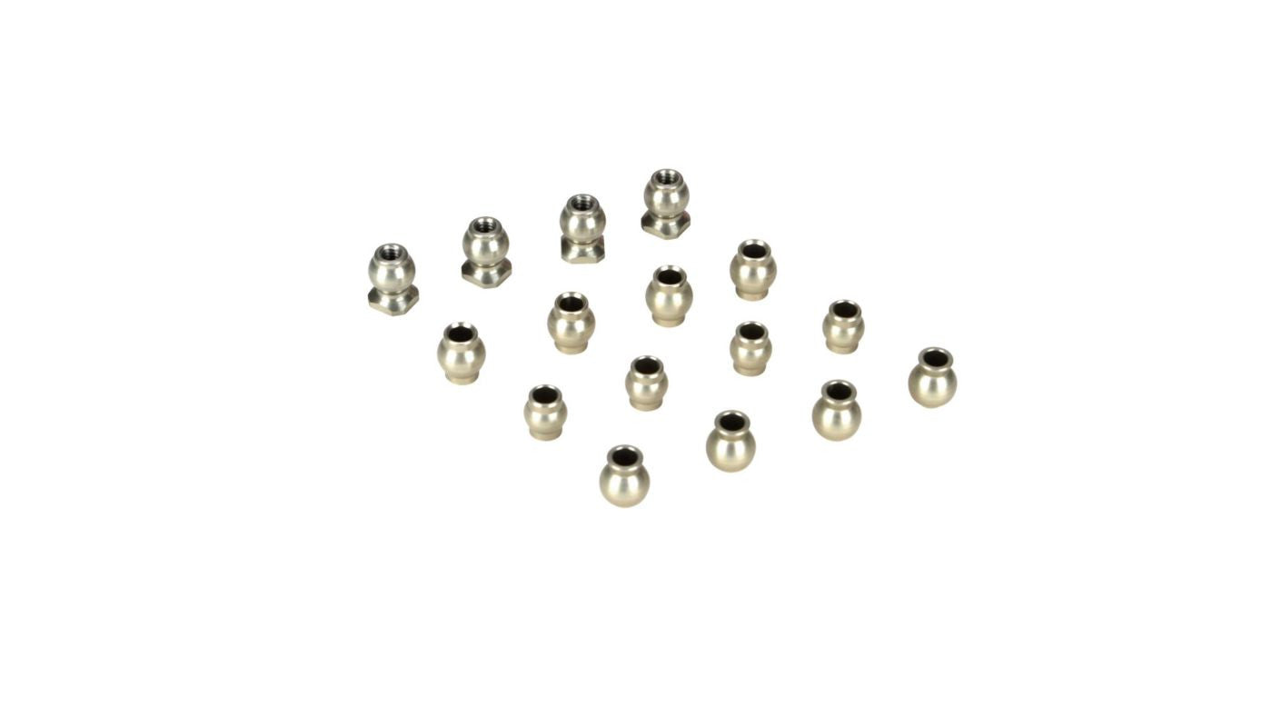 Losi Hard Anodized Pivot Ball Set (16)