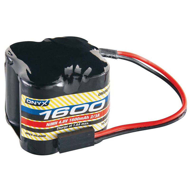 Onyx 4.8V 1600mAh 2/3A NiMH Receptor cuadrado Batería: Receptor universal