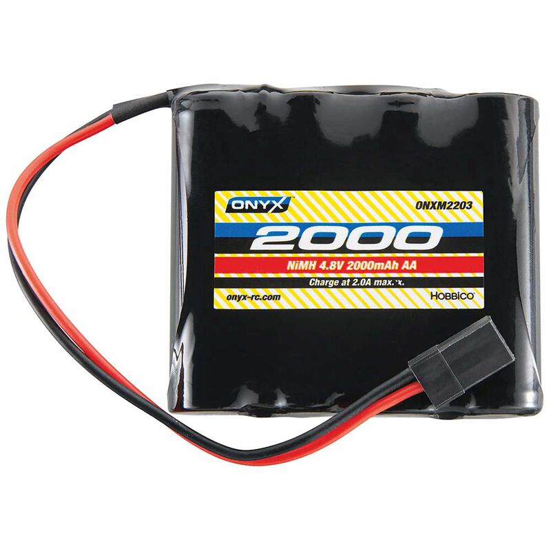 Onyx 4.8V 2000mAh NiMH AA Batería plana del receptor: Receptor universal