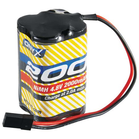 Batería del receptor cuadrado ONYX 4.8V 2000mAh NiMH AA: Receptor universal
