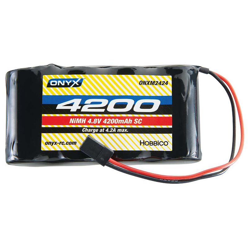 Onyx 4.8V 4200mAh Sub-C NiMH Flat Receptor Batería: Receptor universal