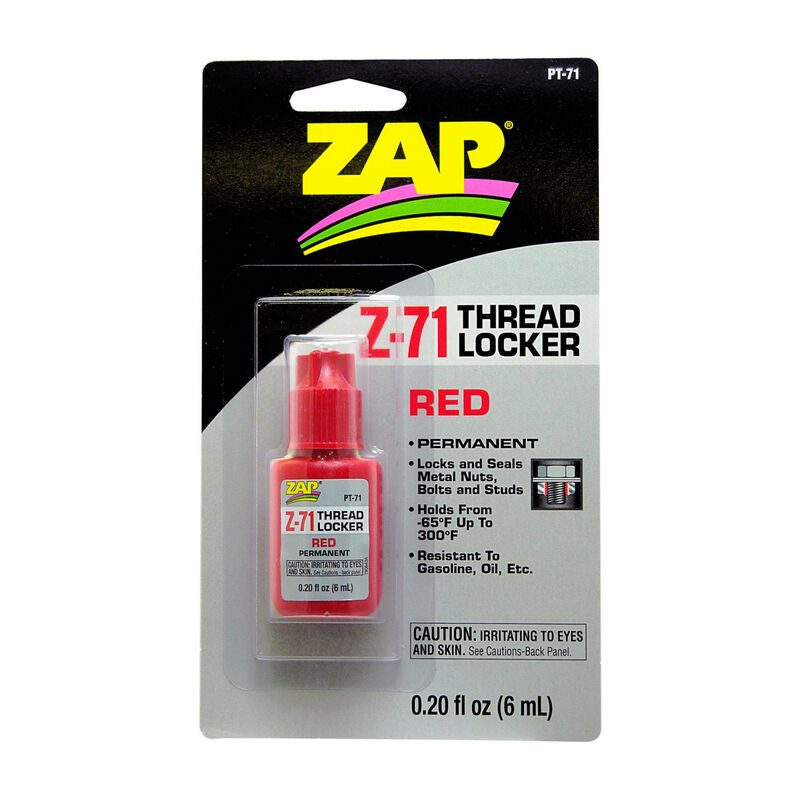 Pacer Technology Z-71 Red Thread Locker (.20oz)