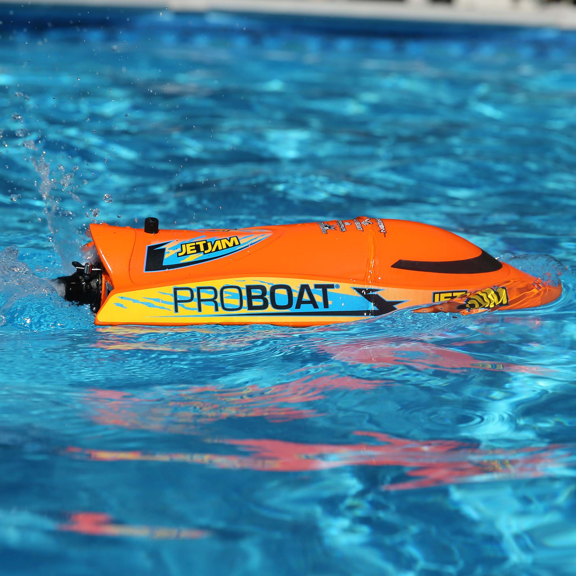 Pro Boat Jet Jam V2 12" Self-Righting Pool Racer Brushed RTR