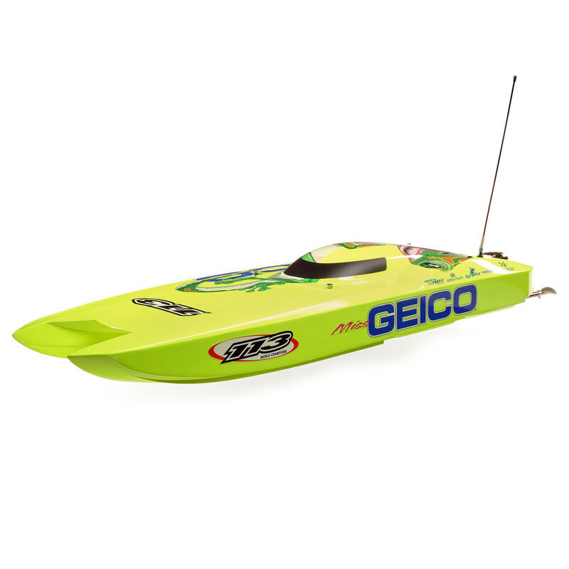ProBoat Miss GEICO Zelos 36" Twin Brushless Catamaran RTR V2 *Archived