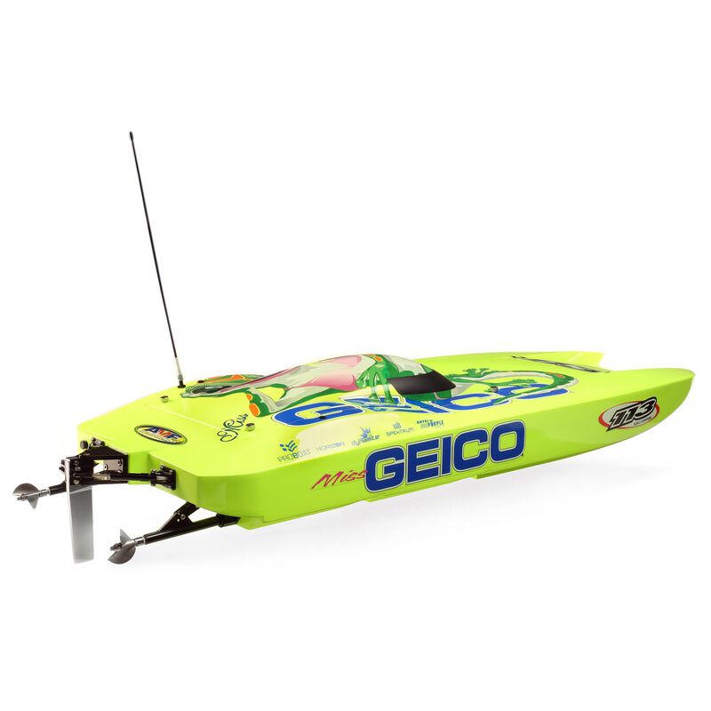ProBoat Miss GEICO Zelos 36" Twin Brushless Catamaran RTR V2 *Archived
