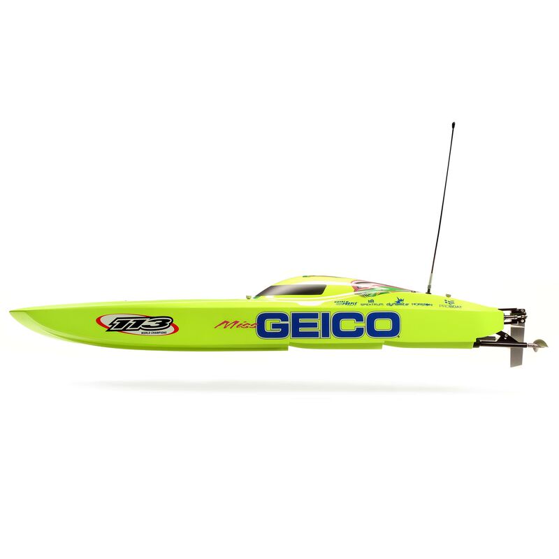 ProBoat Miss GEICO Zelos 36 Twin Brushless Catamaran: RTR *Archived