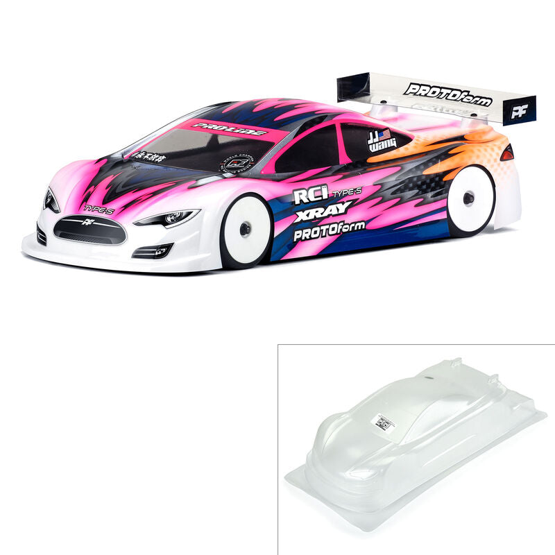 Protoform 1/10 Type-S Light Weight Clear Body: 190mm Touring Car