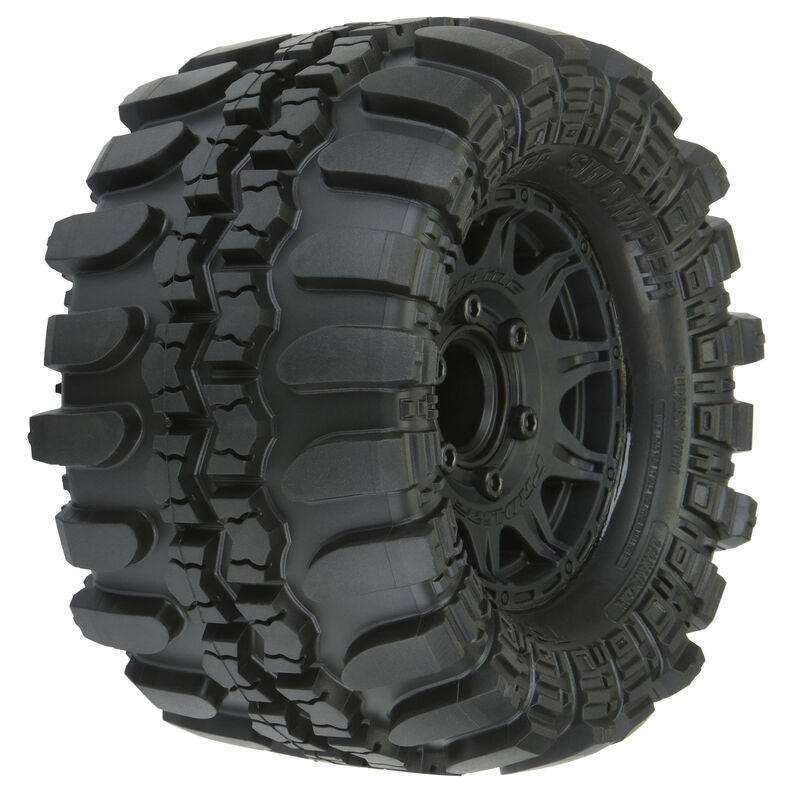 Pro-Line 1/10 Interco Supr Swmpr F/R 2.8" MT Tires Mounted 12mm Blk Raid (2)