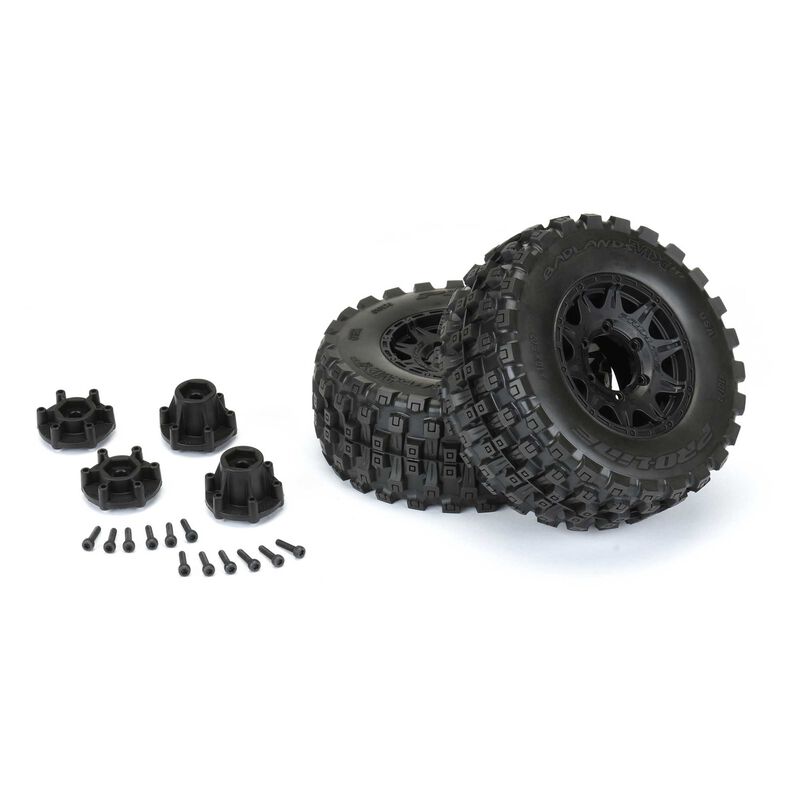 Pro-Line Badlands MX28 HP 2.8" All Terrain BELTED Truck Tires Mounted