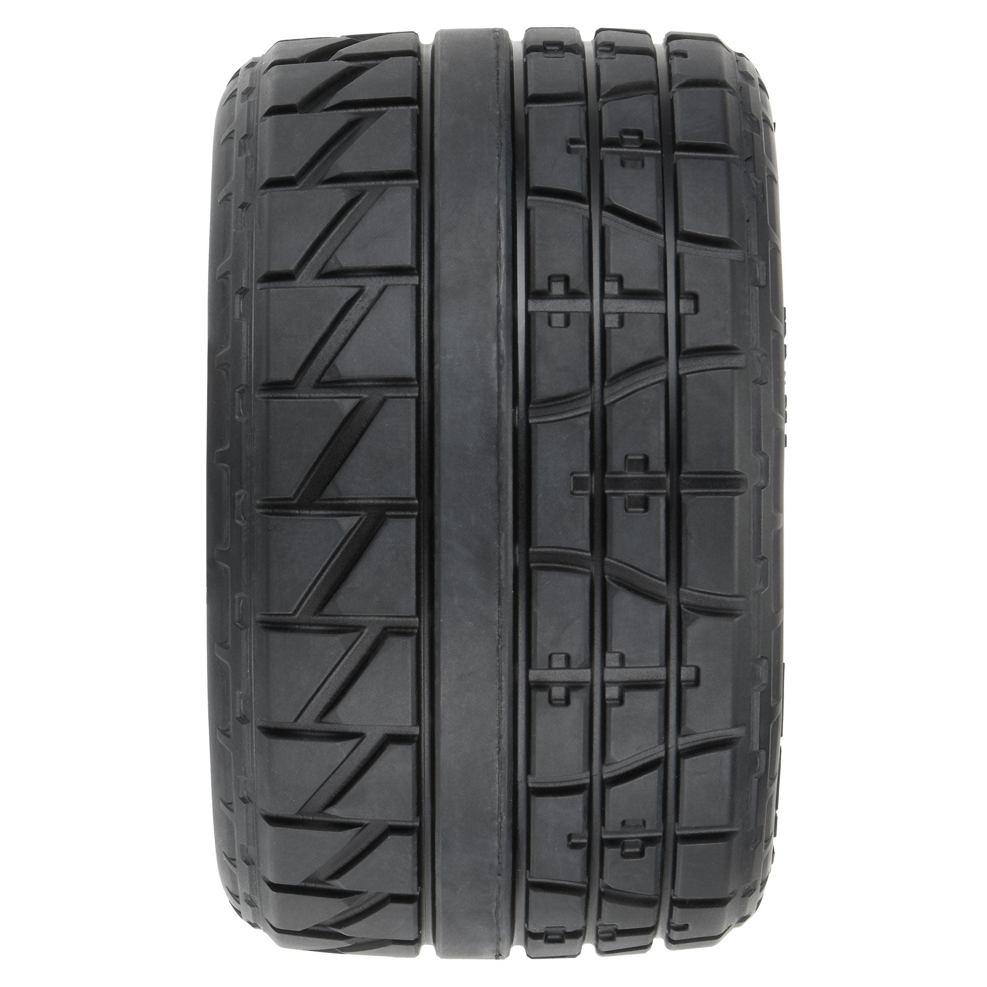 Pro-line 1/8 Menace HP BELTED Fr/Rr 3.8" MT Tires Mounted 17mm Black Raid (2)