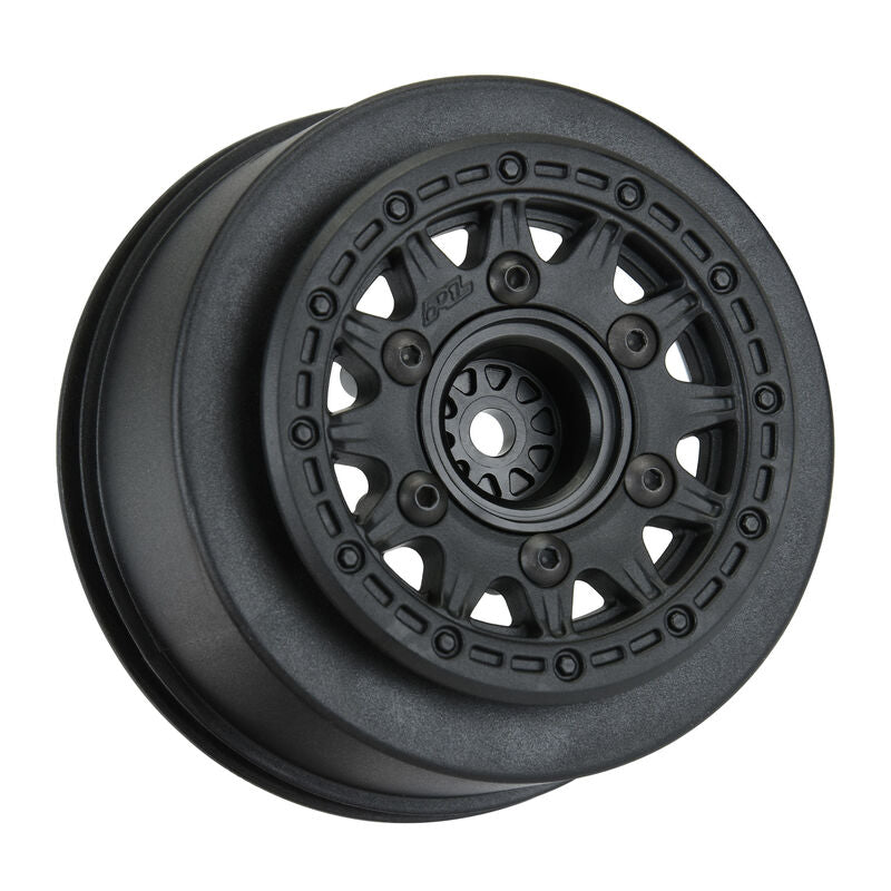 Pro-Line 1/10 Raid Front/Rear 2.2"/3.0" 12mm Short Course Wheels (2) Black