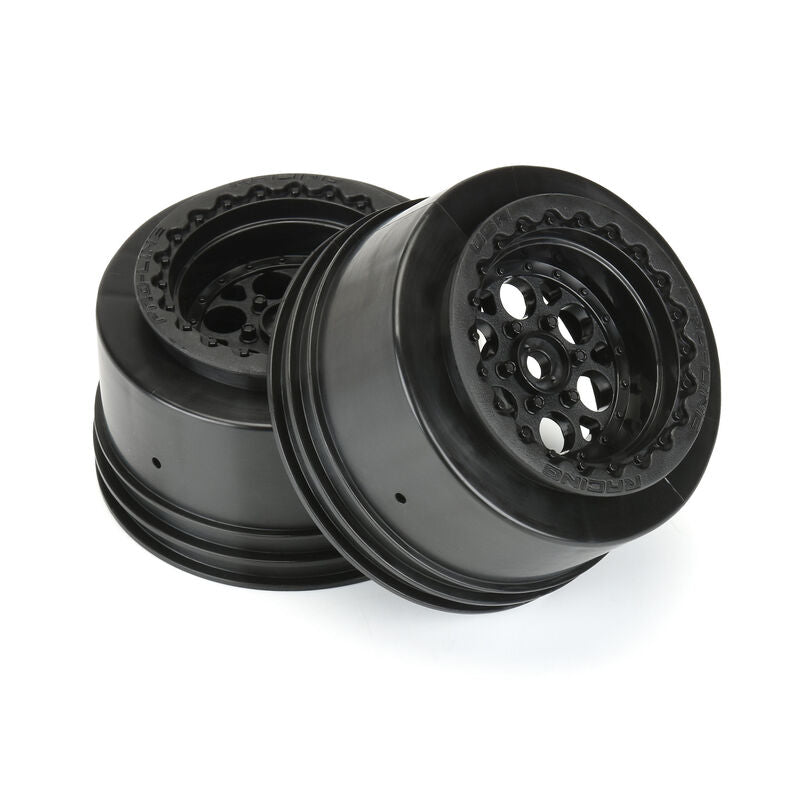 Pro-Line 1/10 Showtime+ F/R 2.2/3.0 Wide Drag Black Wheels