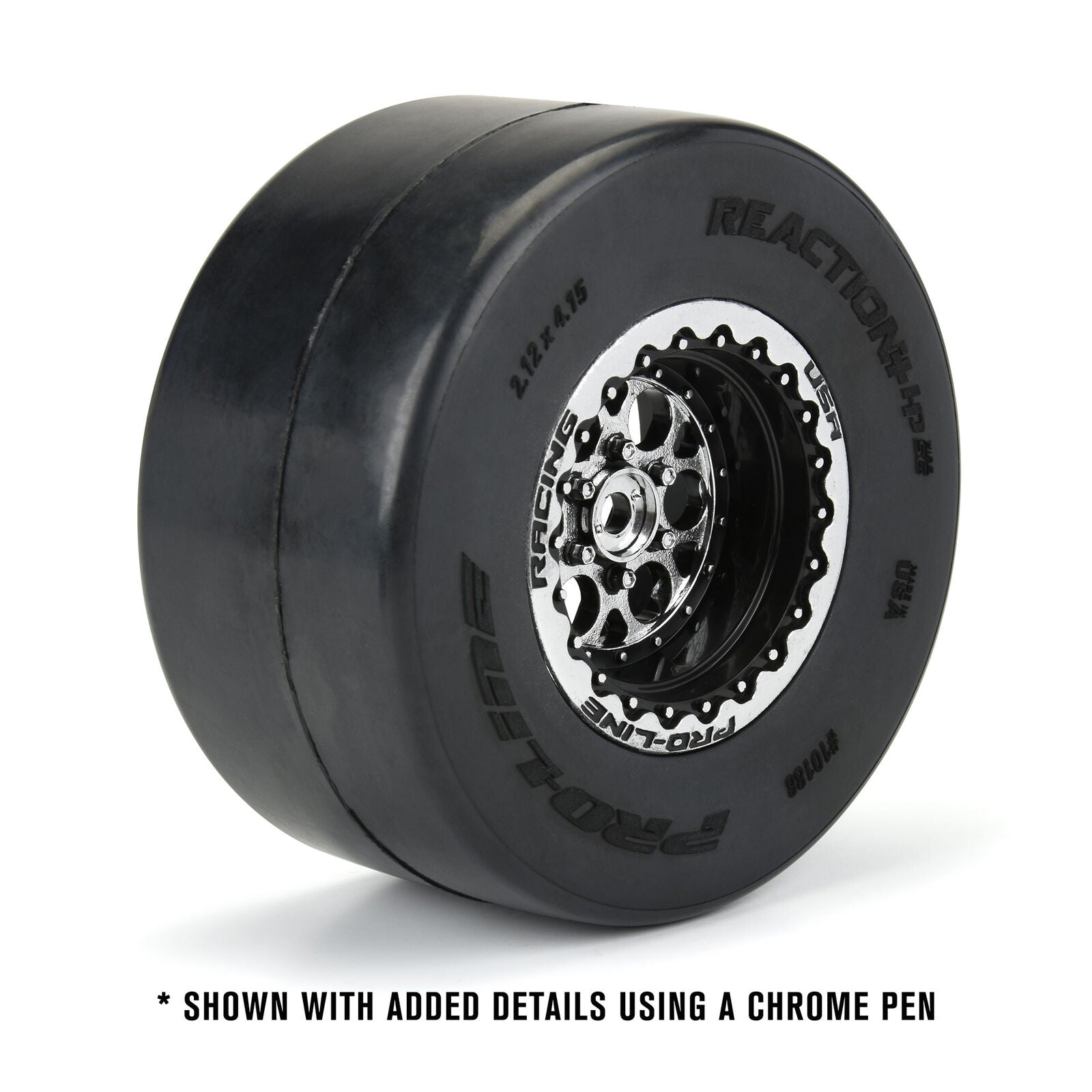 Pro-Line 1/10 Showtime+ F/R 2.2/3.0 Wide Drag Black Wheels