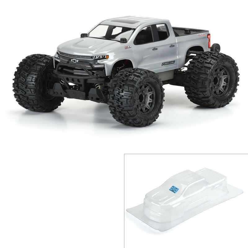 Pro-Line 1/10 2019 Chevy Silverado Z71 Trail Boss Clear Body: Stampe