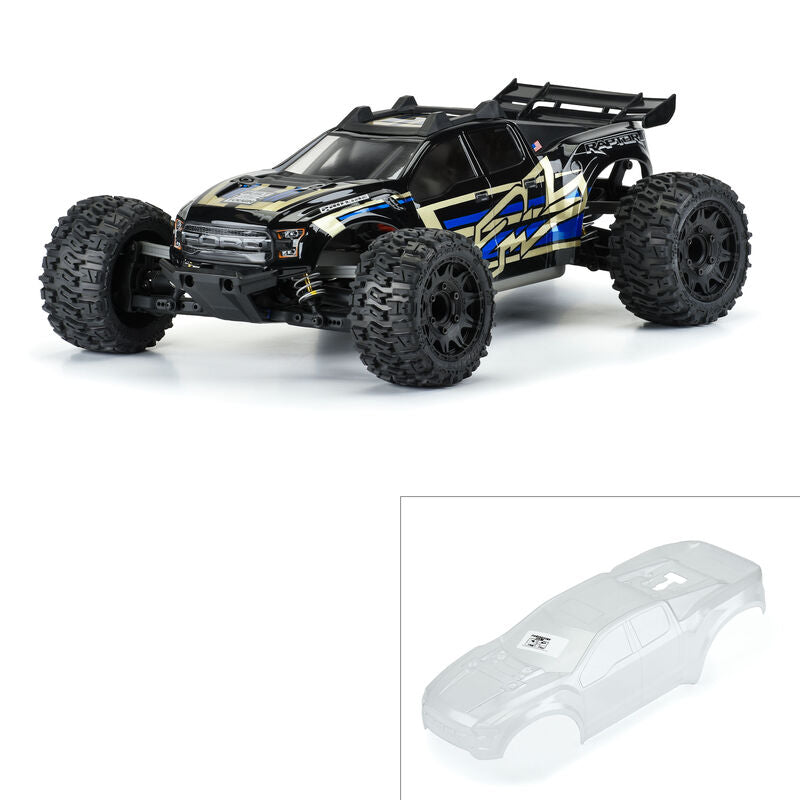 Pro-Line 1/10 Pre-Cut 2017 Ford F-150 Raptor Clear Body: Rustler 4x4