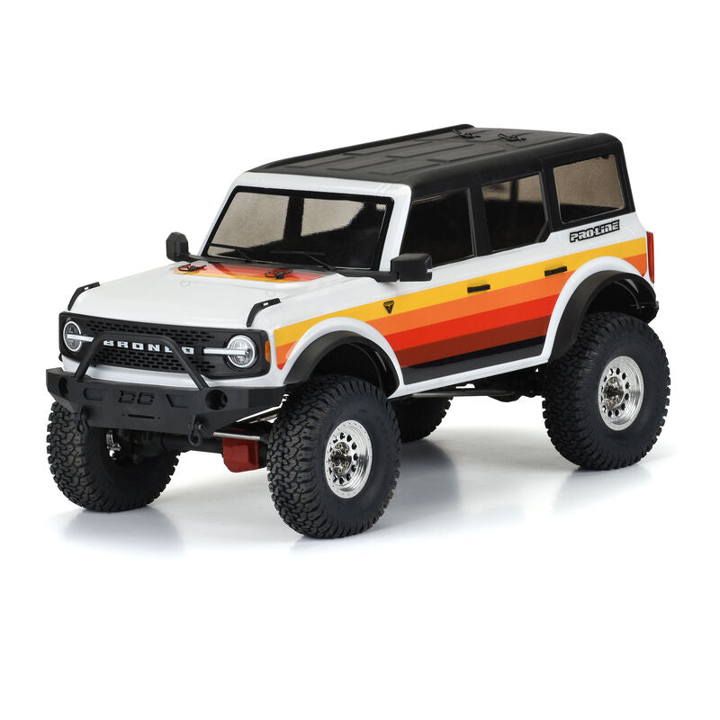Pro-Line 1/10 2021 Ford Bronco Clear Body Set 12.3" Wheelbase: Crawlers