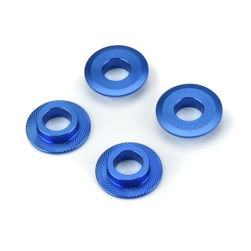 Arandela adaptadora Pro-Line 1/5 Billet Aluminio F/R (4) Azul