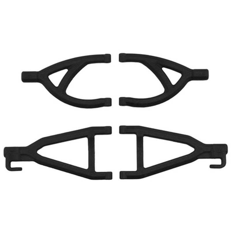 RPM Rear Upper & Lower A-Arms (1/16 E-Revo) (Black)