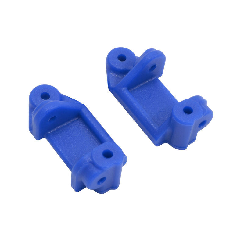 RPM 30 Deg Caster Block Set (Blue) (2) (Rustler, Stampede, Slash)
