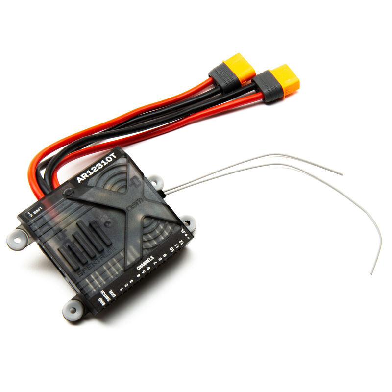 Spektrum RC AR12310T Receptor de telemetría integrado PowerSafe de 12 canales *Descontinuado