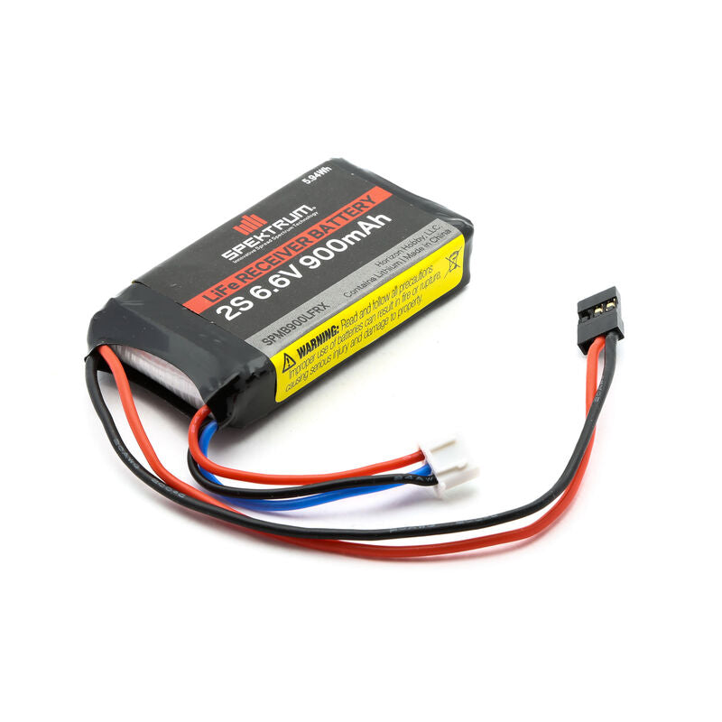 Spectrum 6.6V 900mAh 2S LiFe Receiver Battery: Universal Receiver