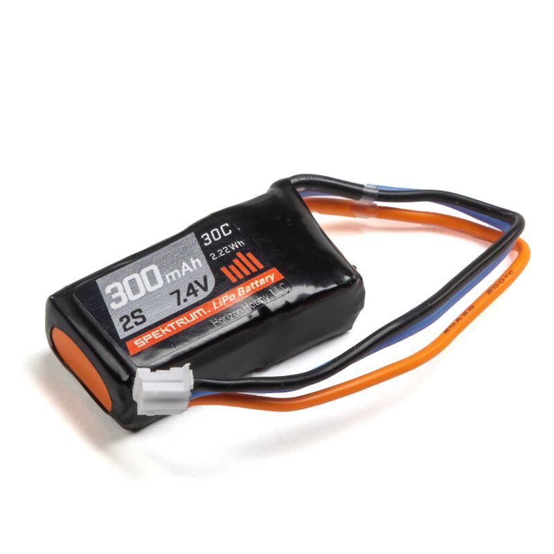 Batería Spektrum RC 7.4V 300mAh 2S 30C LiPo: PH