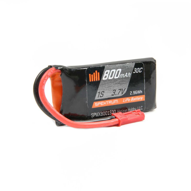 Batería LiPo Spektrum RC 3.7V 800mAh 1S 30C: JST