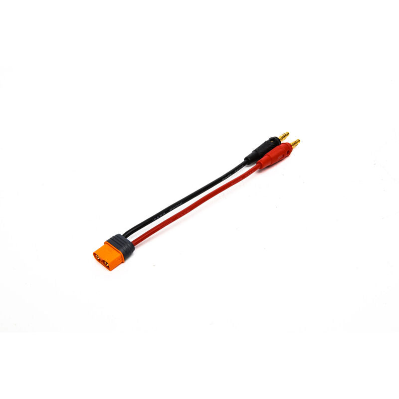 Spektrum RC Adapter: IC3 Device / 4mm Male Bullets with 6" Wires 13 AWG