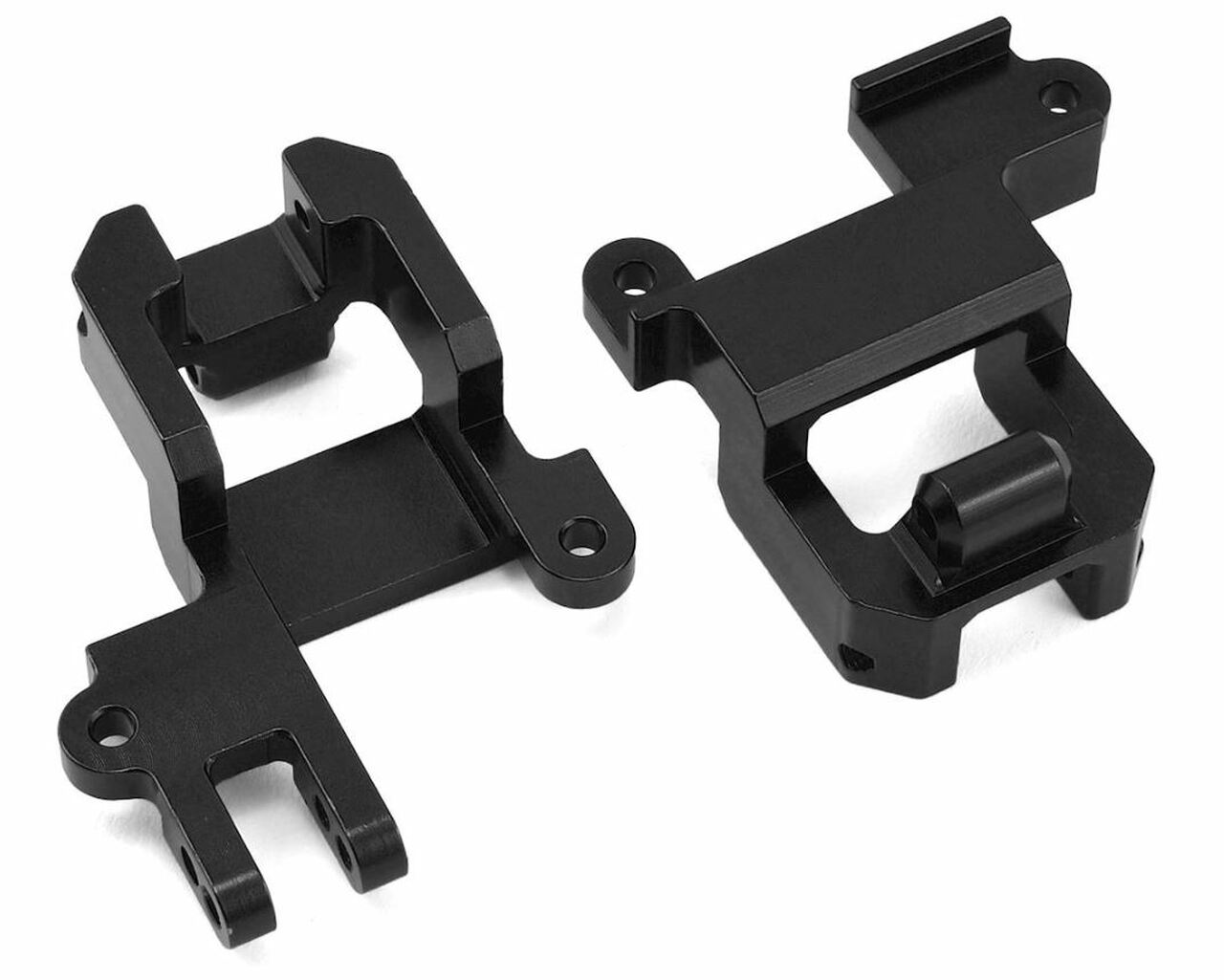 STRC CNC Machined Aluminum Heavy Duty Front Shock Towers/ Panhard Mount, (1pr) for TRX-4 (Black)