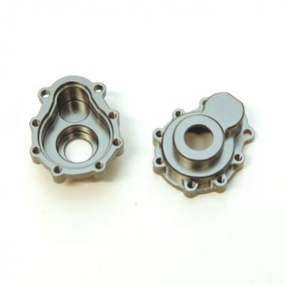 Cubiertas de portal ST Racing Traxxas TRX-4, aluminio plomizo (2)