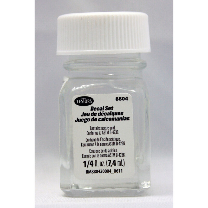 Testors Esmalte 1/4 oz Solución de ajuste de calcomanías