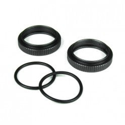 Juego de tuercas de ajuste de amortiguador de aluminio Tekno RC (bronce de cañón) (2) *Archivado