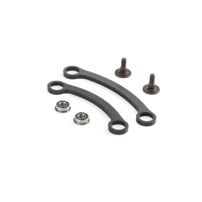 Team Losi Racing Steering Rack Set with Bearings Short/Long: TEN-SCTE 3.0