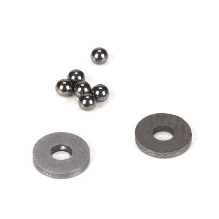 Team Losi Racing 2mm Tungsten Carbide Thrust Ball Set (6) -CLEARANCE