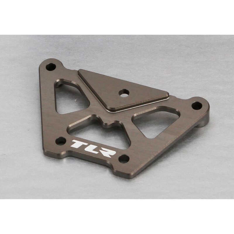 Team Losi Racing Front Top Brace, Aluminum: SCTE