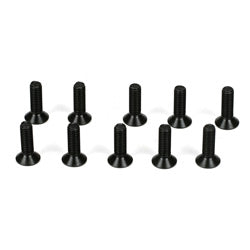 Team Losi Racing 3x10mm Flat Head Screws (10)