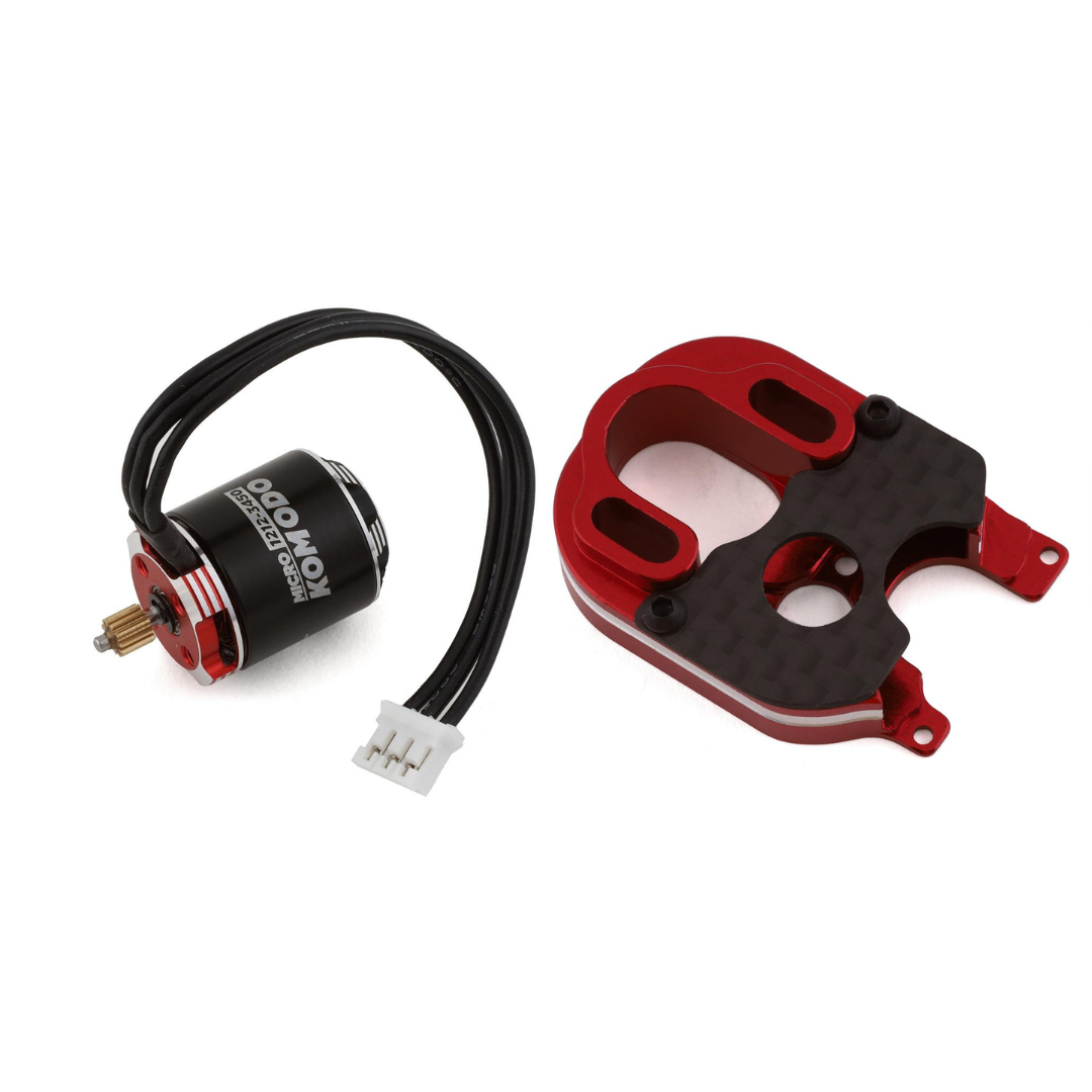 Furitek Micro 3450kV Komodo Brushless Motor & CNC Aluminum Komodo Motor Mount